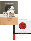 Combo (2 cuốn sách) Hannah Arendt: Eichmann ở Jerusalem - Ký sự pháp đình - Giữa Quá Khứ Và Tương Lai của Hannah Arendt