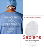 Combo (2 Cuốn Sách) Sapiens: Lược Sử Loài Người + Khi Hơi Thở Hóa Thinh Không (Paul Kalanithi, Yuval Noah Harari)