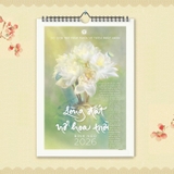  Bộ Lịch Thư Pháp Làng Mai - Bính Ngọ 2026 - Lòng Đất Nở Hoa Trời