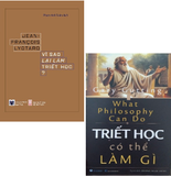Combo (2 Cuốn Sách) Vì Sao Lại Làm Triết Học + Triết Học Có thể Làm Gì (Gary Gutting, Jean F. Lyotard)