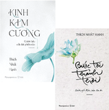 Combo (2 Cuốn Sách) Kinh Kim Cương - Gươm Báu Cắt Đứt Phiền Não + Bước Tới Thảnh Thơi (Thích Nhất Hạnh)