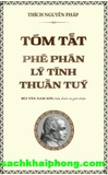 Sách Tóm tắt Phê phán lý tính thuần túy - Thích Nguyên Pháp