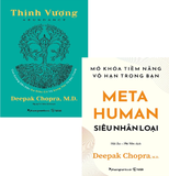 Combo (2 Cuốn Sách) Thịnh Vượng + Siêu Nhân Loại (Deepak Chopra)