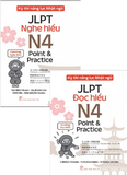 Combo (2 cuốn sách) Kỳ Thi Năng Lực Nhật Ngữ JLPT N4 Point & Practice - Đọc Hiểu - Nghe Hiểu - Kumada Michiko,Fukuoka Rieko,Shimizu Tomoko