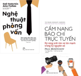 Combo (2 Cuốn Sách) Cẩm Nang Báo Chí Trực Tuyến - Nghệ Thuật Phỏng Vấn (Paul Bradshaw)