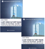 Combo Sách Giáo trình Luật Hình sự Việt Nam: phần các tội phạm – (quyển 1, 2) - Đại học Luật TP. HCM