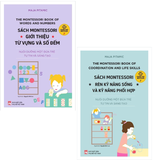 Combo (2 Cuốn Sách) Sách Montessori - Giới Thiệu Từ Vựng Và Số Đếm + Sách Montessori - Rèn Kỹ Năng Sống Và Kỹ Năng Phối Hợp (Maja Pitamic)