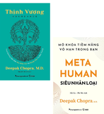 Combo (2 Cuốn Sách) Thịnh Vượng - Abundance + Siêu Nhân Loại - Mở Khóa Tiềm Năng Vô Hạn Trong Bạn (Deepak Chopra)