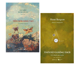 Combo (2 Cuốn Sách) Tiến Hóa Sáng Tạo + Thời Độ Và Đồng Thời (Henri Bergson)