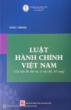 Sách Giáo trình Luật hành chính Việt Nam (Tái bản lần 4) Đại Học Luật HCM