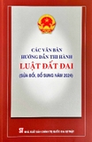 Sách Các văn bản hướng dẫn thi hành luật đất đai (sửa đổi, bổ sung năm 2024) Quốc hội