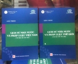 Combo ( 2 Cuốn Sách) Giáo Trình Lịch Sử Nhà Nước Và Pháp Luật Việt Nam + Giáo Trình Lịch Sử Nhà Nước Và Pháp Luật Thế Giới (Trường Đại Học Luật TP. HCM)