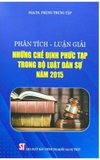 Phân tích luận giải những chế định phức tạp trong bộ luật dân sự năm 2015 - PGS.TS. Phùng Trung Tập