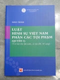 Giáo trình Luật Hình sự Việt Nam: phần các tội phạm (Quyển 1, 2) Đại học Luật TP. HCM