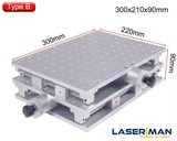 Bàn gá XY thủ công cho máy khắc laser (Laser Marking Machine Workbench)