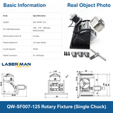 Trục xoay – phụ kiện hỗ trợ hàn laser, TIG/argon. Giảm tốc độ chính xác, xoay ổn định, tăng hiệu quả hàn vòng tự động