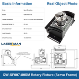 Trục xoay – phụ kiện hỗ trợ hàn laser, TIG/argon. Giảm tốc độ chính xác, xoay ổn định, tăng hiệu quả hàn vòng tự động