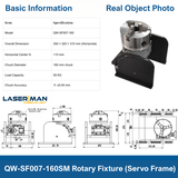 Trục xoay – phụ kiện hỗ trợ hàn laser, TIG/argon. Giảm tốc độ chính xác, xoay ổn định, tăng hiệu quả hàn vòng tự động