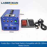 Trục xoay – phụ kiện hỗ trợ hàn laser, TIG/argon. Giảm tốc độ chính xác, xoay ổn định, tăng hiệu quả hàn vòng tự động