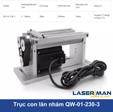 Phụ kiện trục xoay con lăn (Roller Rotary) – Giải pháp xoay 360° cho cốc, ống, trụ