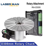 Bàn Xoay Trục Động Cơ Nema34 Cho Máy Khắc Laser | Rotary Attachment 300mm