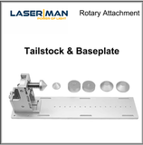 Đầu kẹp bàn xoay 3 chấu RA-D80A kèm đuôi trục cho máy khắc laser CNC (Rotary Attachment)