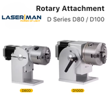 Trục xoay kẹp 3 chấu D Series – Giải pháp khắc laser tròn chính xác