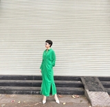 Váy rúm cúc dọc (1)