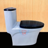 Bồn cầu 1 khối Capila CPL110 nắp đen