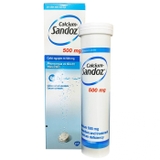 Thuốc Calcium Sandoz 500mg điều trị thiếu hụt canxi (20 viên)