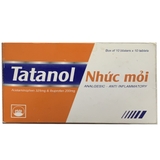 Thuốc Tatanol Nhức mỏi 325mg/200mg Pymepharco điều trị các cơn đau, nhức mỏi (10 vỉ x 10 viên)