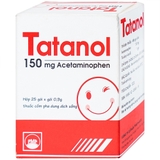 Thuốc giảm đau, hạ sốt Tatanol 150mg hộp 25 gói x 0,9g