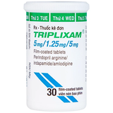 Thuốc Triplixam 5mg/1.25mg/5mg Servier điều trị tăng huyết áp (30 viên)