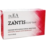 Bánh xà phòng Dr.ea Zantis Soap Bar hỗ trợ làm sạch da cho da dầu và da mụn (80g)