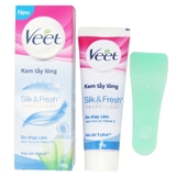 Kem tẩy lông cho da nhạy cảm Veet Silk & Fresh (50g)