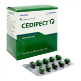 Cedipect F: Thuốc trị ho, long đờm ( 10 vỉ x 10 viên )