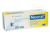 Thuốc Neoral 25mg dùng trong ghép tủy xương, ghép tạng (5 vỉ x 10 viên)