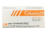 Thuốc Cebastin 20mg Dược 3-2 hỗ trợ điều trị viêm mũi dị ứng và mày đay (30 viên)