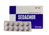 Thuốc Sedachor 200mg Hà Tây giúp giảm đau hạ sốt (50 vỉ x 10 viên)