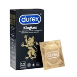 Bao cao su Durex Kingtex ôm sát, vừa vặn 49mm hộp 12 cái