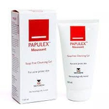 Dung dịch rửa mặt Papulex Moussant Soap Free Cleansing Gel hỗ trợ ngừa mụn trứng cá (150ml)