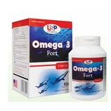 Viên dầu cá Omega 3 Fort USP hộp 1 lọ 100 viên