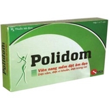Viên nang mềm đặt âm đạo Polidom hộp 1 vỉ x 7 viên