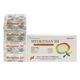 Thuốc đặt điều trị viêm âm đạo Myogynan SH hộp 1 vỉ x 10 viên