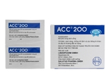 Bột pha dung dịch uống ACC 200 tan đàm trong bệnh lý hô hấp (50 gói x 3g)