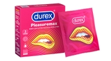 Bao cao su Durex Pleasuremax có chấm nổi 56mm hộp 3 cái