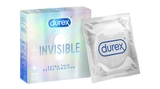 Bao cao su Durex Invisible siêu mỏng, ôm khít 52mm hộp 3 cái