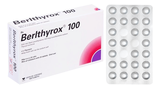 Berlthyrox 100 trị bệnh lý tuyến giáp (4 vỉ x 25 viên)