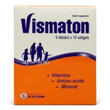 Thực phẩm bảo vệ sức khoẻ Vismaton hộp 5 vỉ x 10 viên nang mềm
