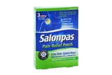 Cao dán Salonpas Pain Relief Patch giảm đau, kháng viêm cơ xương khớp hộp 3 miếng